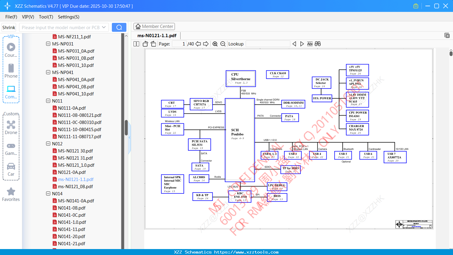 Laptop MSI Ms-N0121-1.1